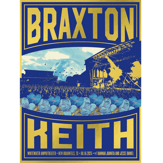 "Well-Traveled" Whitewater Amphitheater 8/16/26 Poster (Signed & Unsigned)