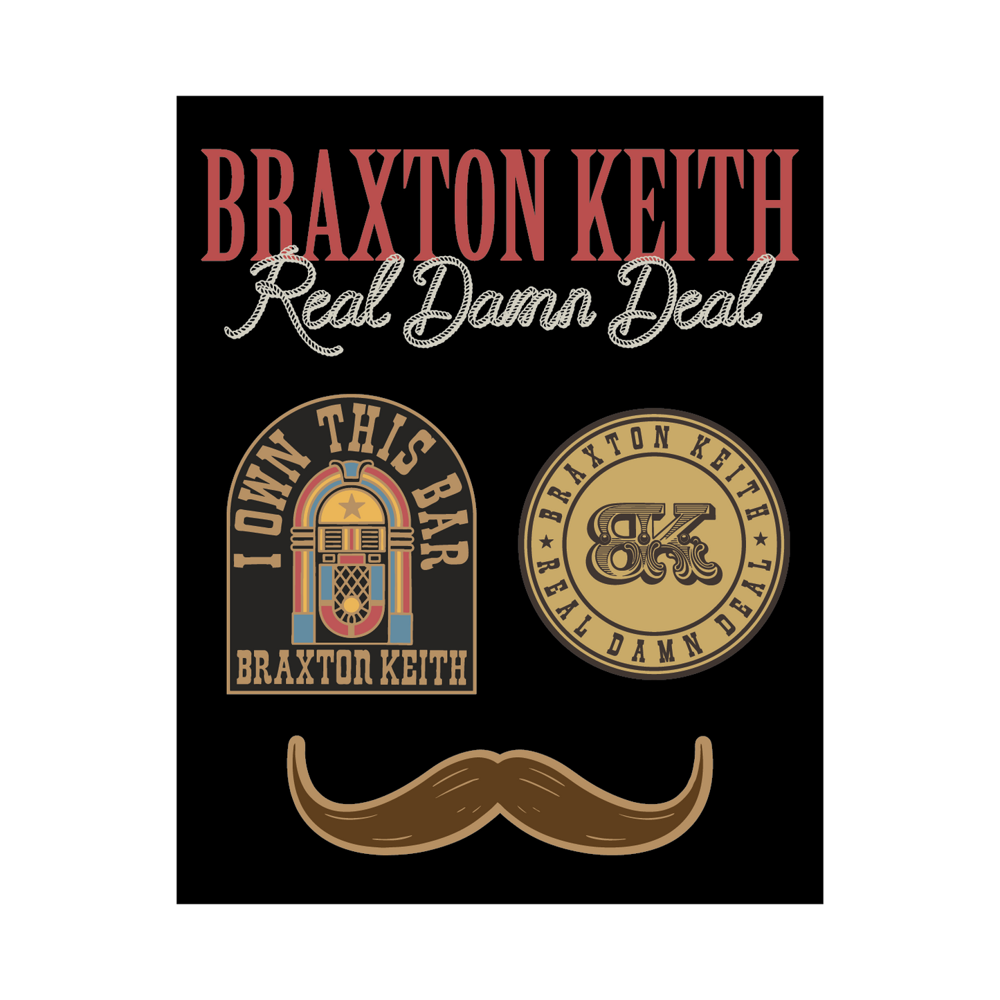 Real Damn Deal Pin Set